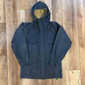Vintage 70s Frostline Kit Anorak Jacket Navy Hooded Outdoor USA